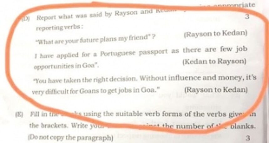 Is it better in Portugal than in Goa? Goa Board appears to think so 1 Is it better in Portugal than in Goa? Goa Board appears to think so