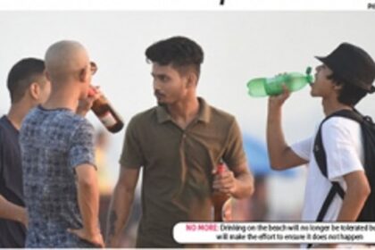 It's fine to impose 10k for beach drinking bit who will.impose it?