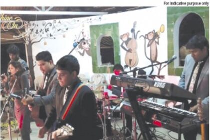 It’s time to party and the bands are happy