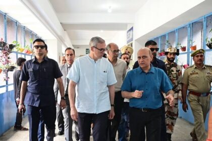 J&K Chief Minister Omar Abdullah visits Jammu hospital to meet people injured in Pakistan shelling