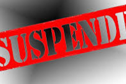 Jail guard suspended  for dereliction of duty