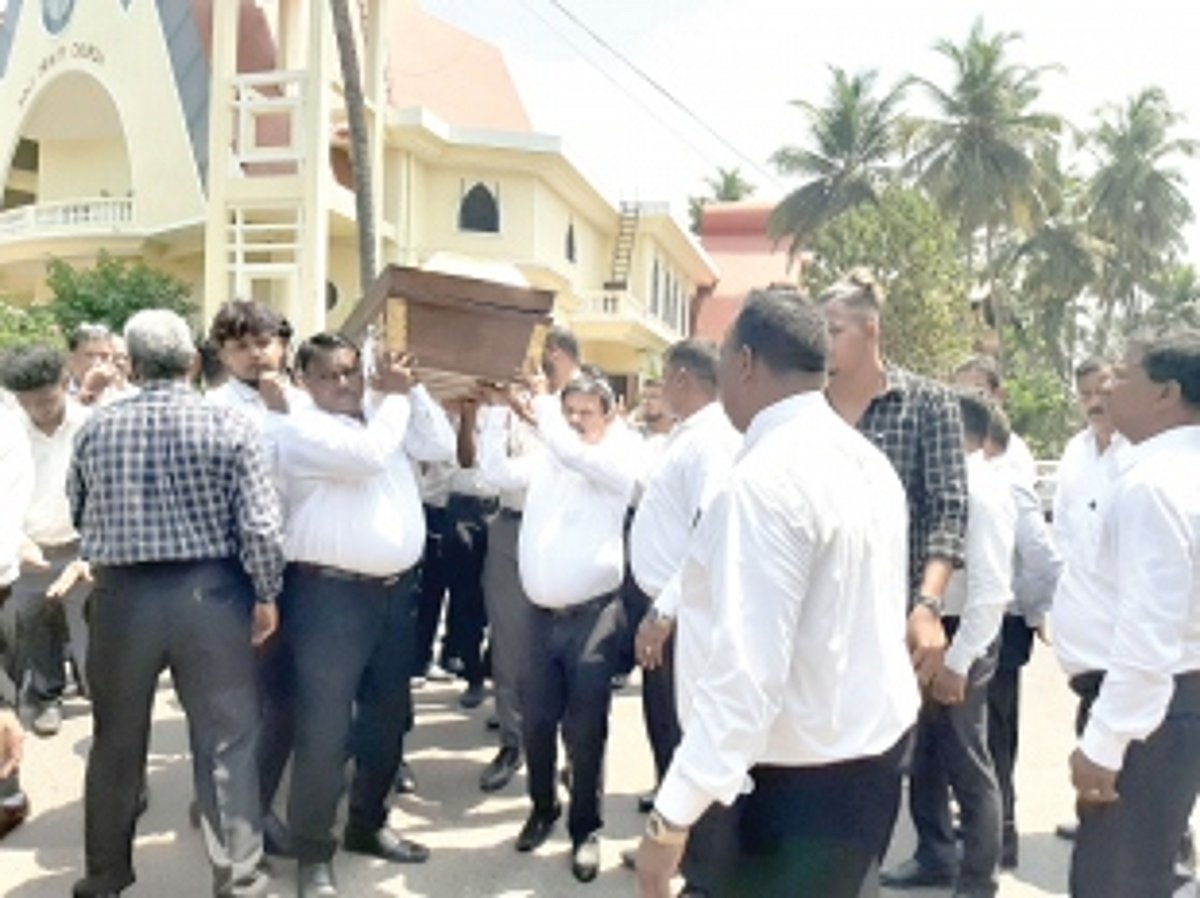 Jaju laid to rest at Benaulim