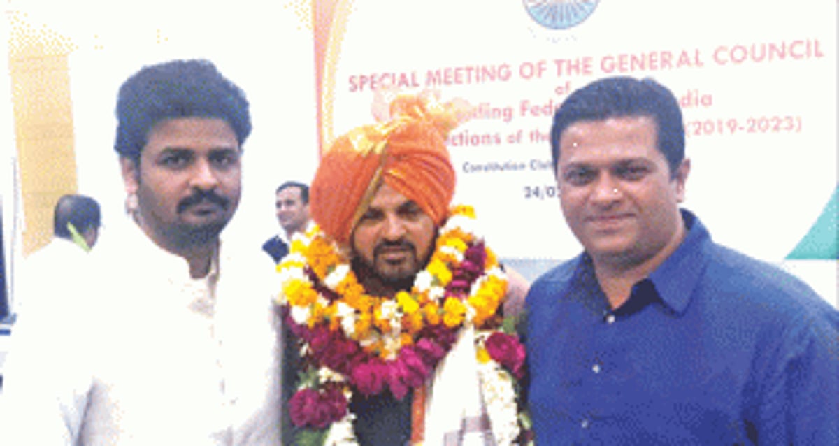Jayesh elected Joint Secretary  of Wrestling Federation of India