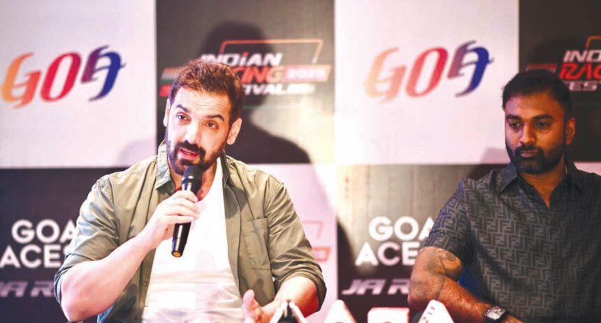 John Abraham proposes racing academy in Goa 1 John Abraham proposes racing academy in Goa