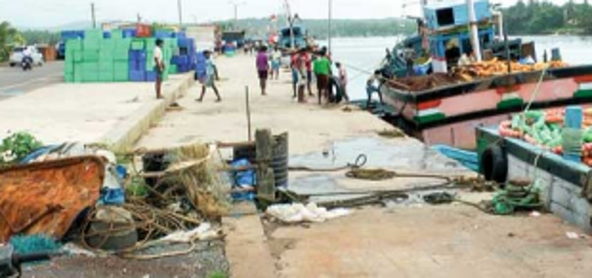 Joint inspection of Cutbona jetty today