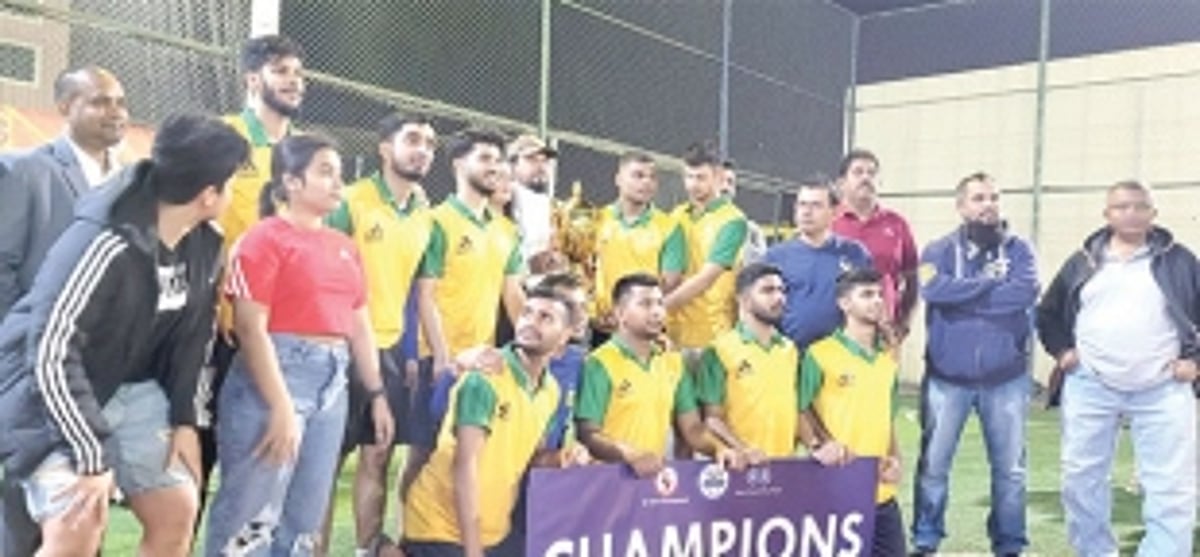 Jolly Tiger Golden Team wins  UV Sports Football tourney