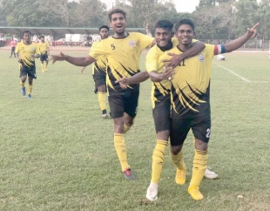 Joseph treble gives Velsao SCC full points 1 Joseph treble gives Velsao SCC full points