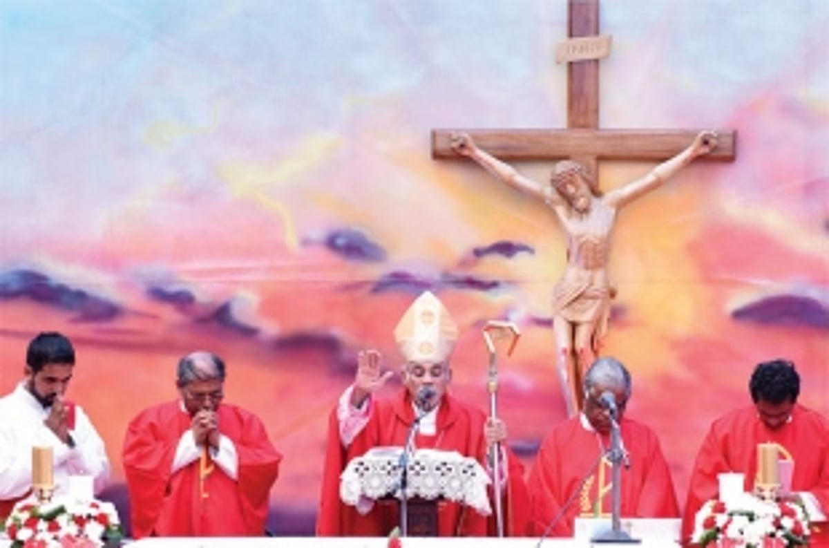 Joyous gathering of the faithful