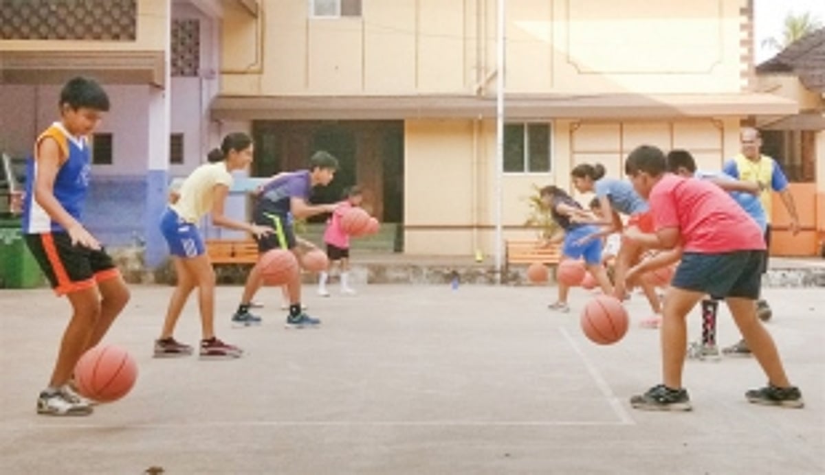 Jumping hoops to keep shooting hoops