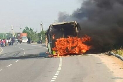 KSRTC Bus Catches Fire in Kerala; Passengers Safely Evacuated
