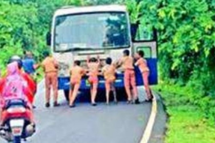KTC Driver Suspended After Schoolkids Made to Push Broken Bus on Nuvem–Manora Route