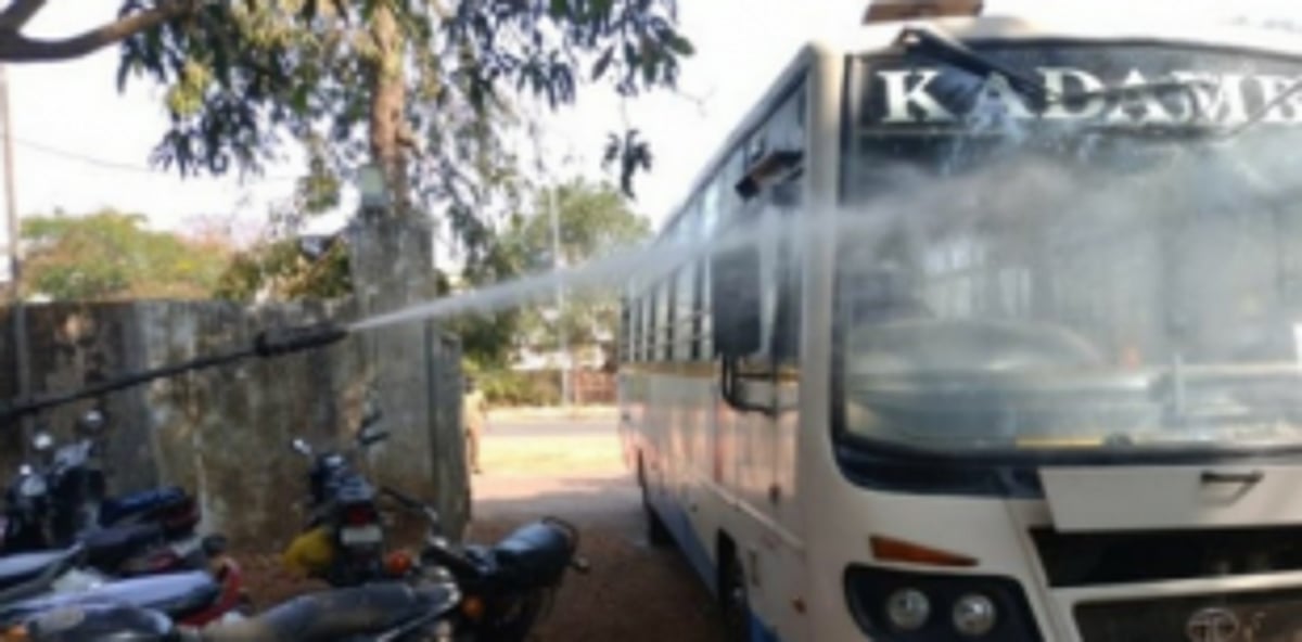 KTC bus service launched  for remote Sanguem village