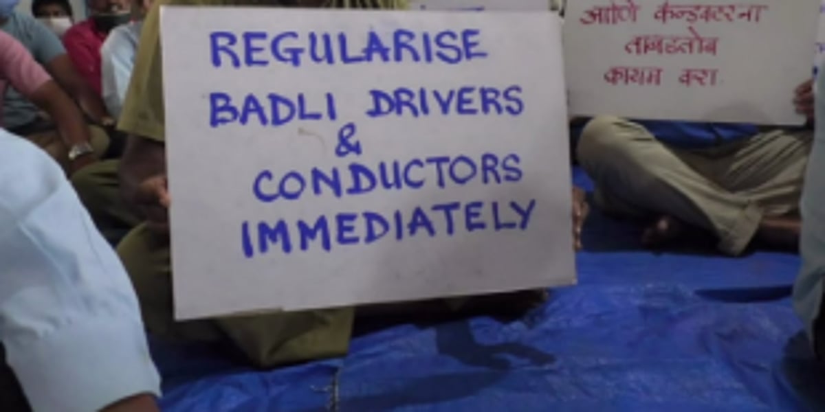 KTC’s badli drivers, conductors for  service regularisation