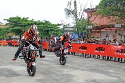 KTM organises a spectacular stunt show in Goa