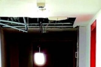 Kala Academy roof built on the ’Shahjahan model‘ collapses again... every room flooded