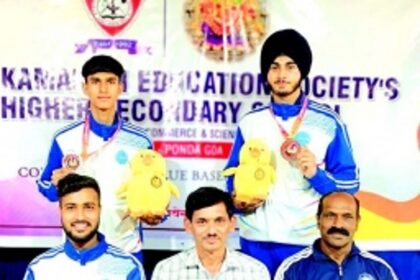 Kamakshi HSS students shine  at Indian Open Kickboxing