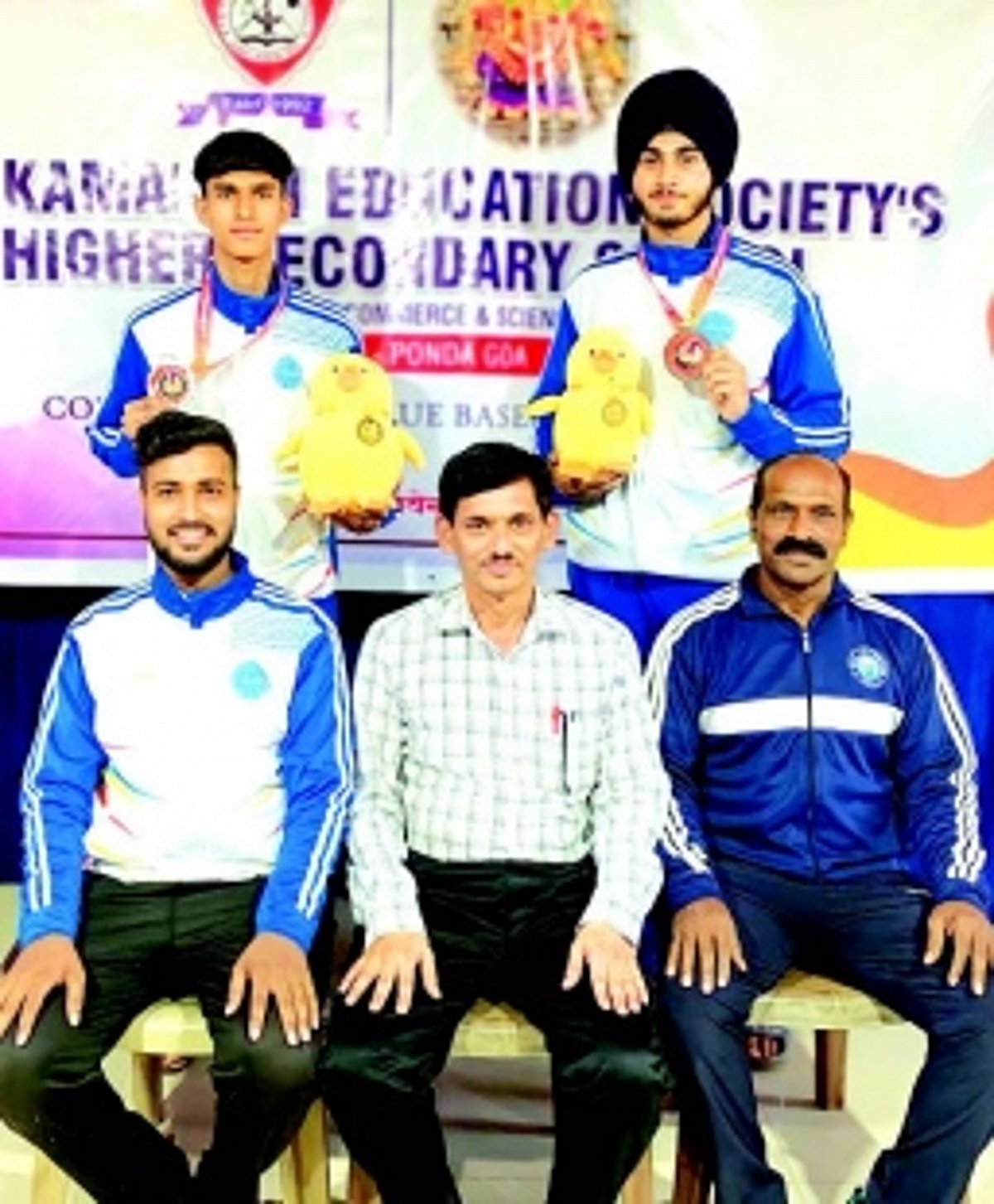 Kamakshi HSS students shine  at Indian Open Kickboxing