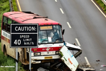Karnataka Bus Crashes Into Signboard Near Margao; 9 Injured, 2 Seriously Hurt