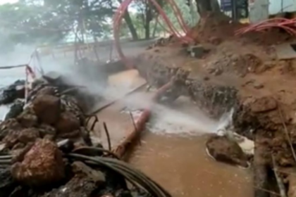 Kavlem water supply: GED workers fill up trenches, stop  digging above pipes