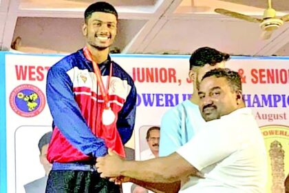 Kayden strikes gold at West India Powerlifting Championships 2024