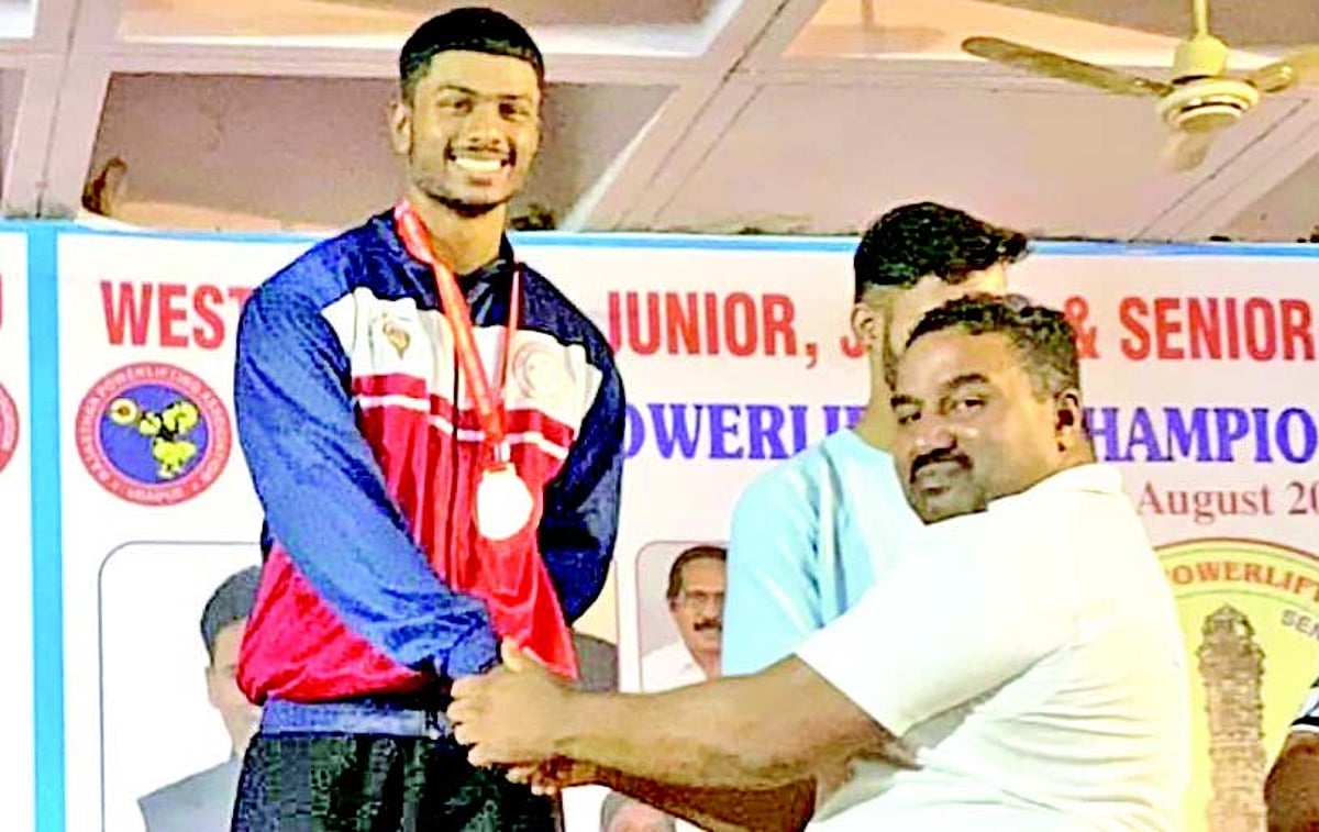 Kayden strikes gold at West India Powerlifting Championships 2024