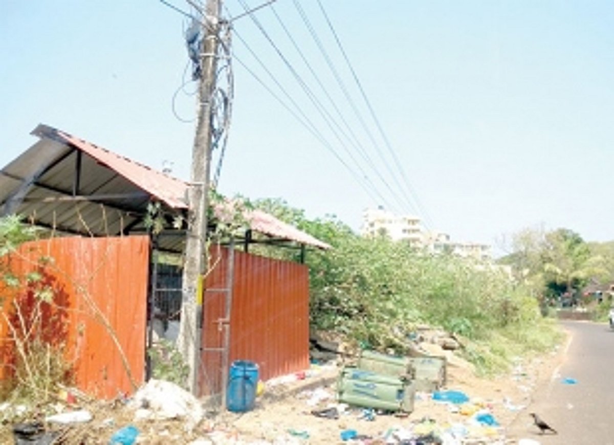 Keep areas around garbage  collection spots clean