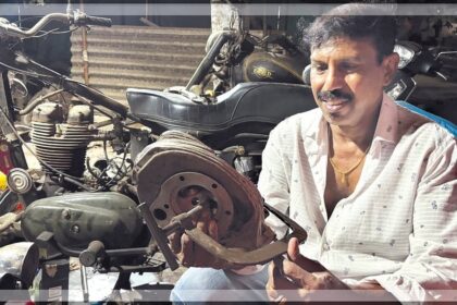 Keeping the thump alive: Panjim’s Carlos Cabral has the magic ‘bullet’ for motorcycle repair