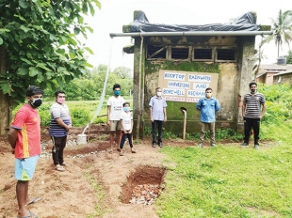 Kelawade becomes first village to harvest rooftop rainwater in Goa