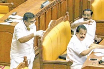 Kerala MLA stirs up storm wearing mask, gloves in assembly