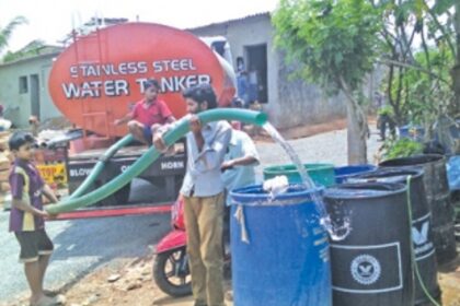 Kerim, Bethora in Ponda face water shortages, rely on tankers