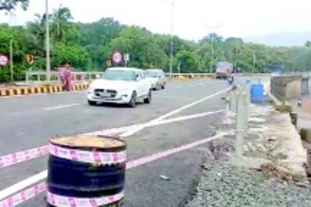 Khandepar Bridge opens after six year-delay, locals hope for safer roads