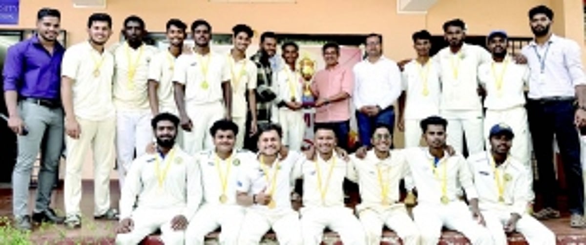 Khandola Govt College clinch  GU inter-collegiate cricket title