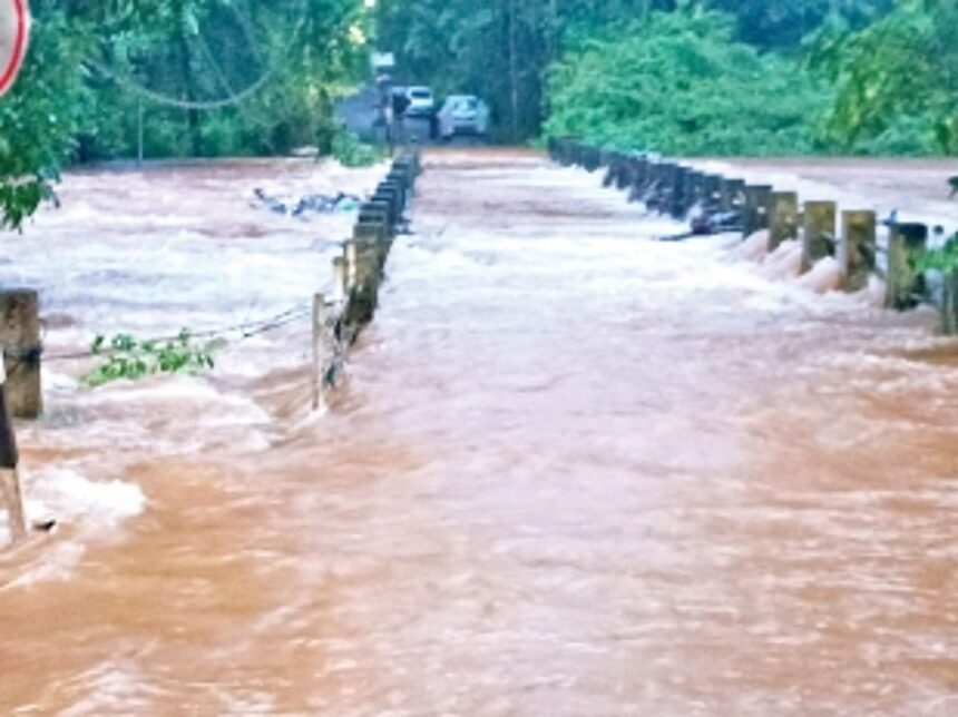 Khusawati river swells dangerously