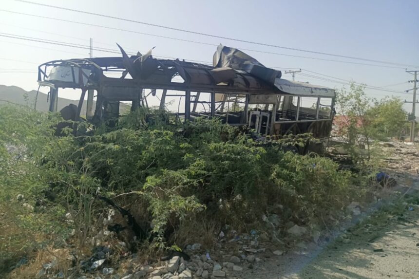 Khuzdar Tragedy: Car Bomb Hits Army Public School Bus; 4 Children Killed, 38 Injured 1 Khuzdar Tragedy: Car Bomb Hits Army Public School Bus; 4 Children Killed, 38 Injured