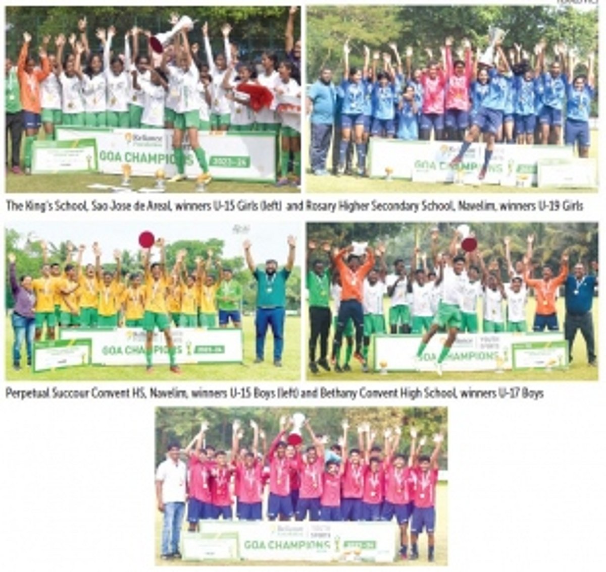King’s School, Navelim Rosary HSS win big
