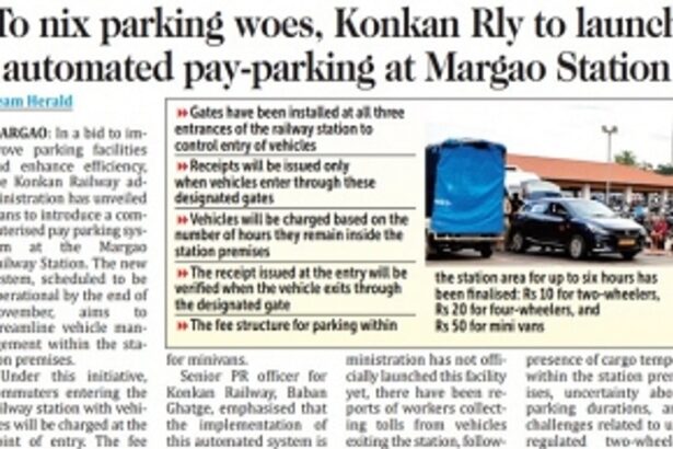 Konkan Railway Corp re-tenders pay-parking contract after citizens protest