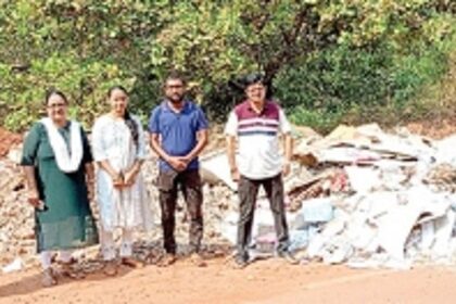 Korgao, Parsem to file police complaints  to stop miscreants from dumping garbage