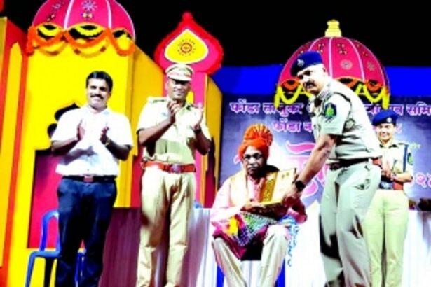 Kumbarzuvem Nagrik Samithi bags first prize for its float at Ponda Shigmo Parade