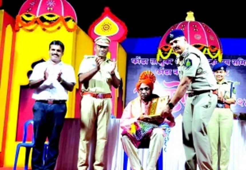 Kumbarzuvem Nagrik Samithi bags first prize for its float at Ponda Shigmo Parade