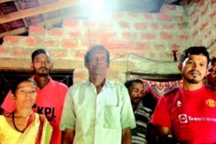 LET THERE BE LIGHT: In 4 hours, the Gaonkar family got the pole and power they were awaiting for 45 days