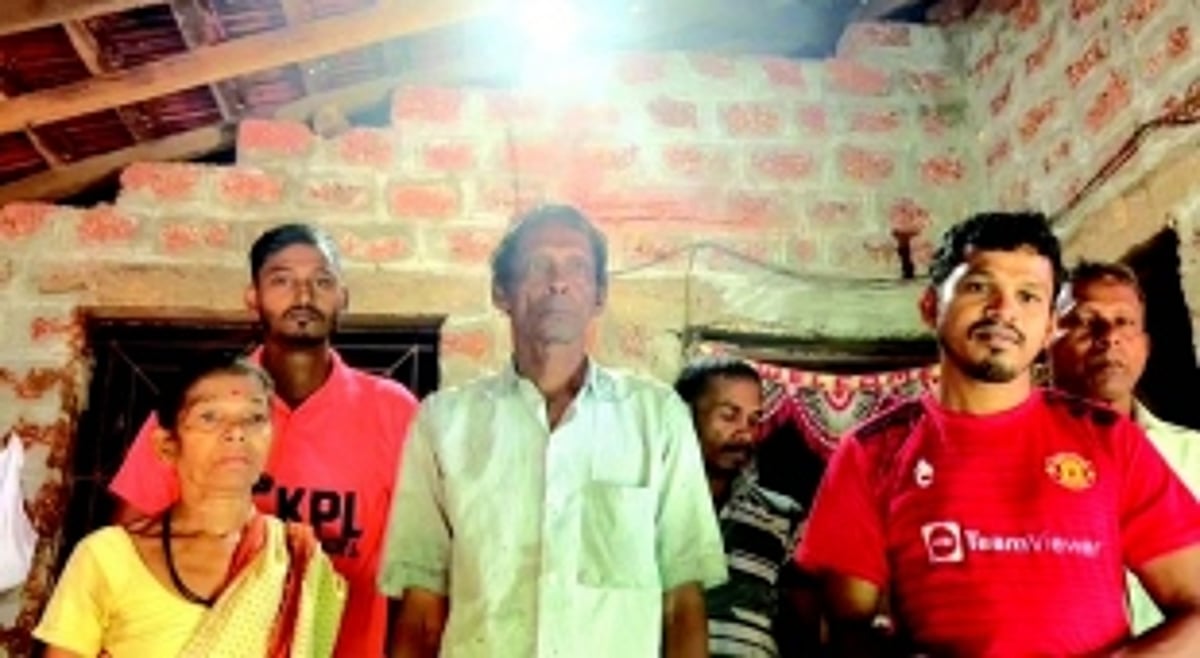 LET THERE BE LIGHT: In 4 hours, the Gaonkar family got the pole and power they were awaiting for 45 days