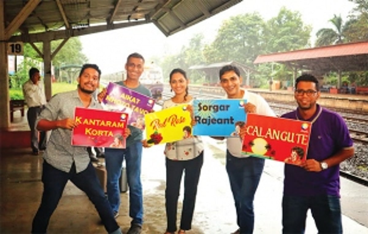LOADED WITH GIFTS, RADIO JOCKEYS WISH LORNA IN MUMBAI
