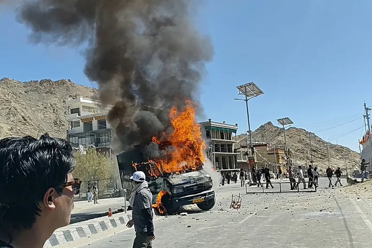 Ladakh Gen Z protest: 4 Dead, BJP Says Congress Behind Stir