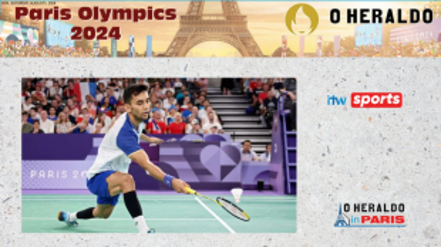 Lakshya first Indian man to shuttle into semis