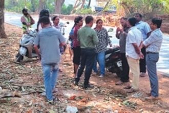 Land demarcated for highway expansion in Chinchinim amidst opposition from locals