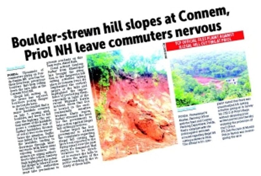 Landslide risk averted, precarious boulders perched on Connem Hill finally cleared