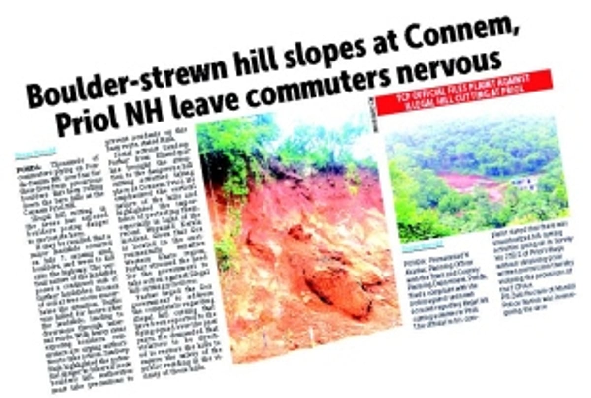 Landslide risk averted, precarious boulders perched on Connem Hill finally cleared