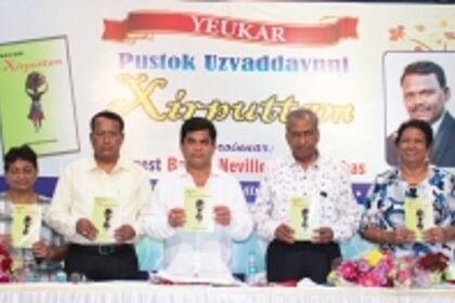 Late Bailon Neville Mascarenhas’ book of Konkani short stories, ‘Xirputtam’ released