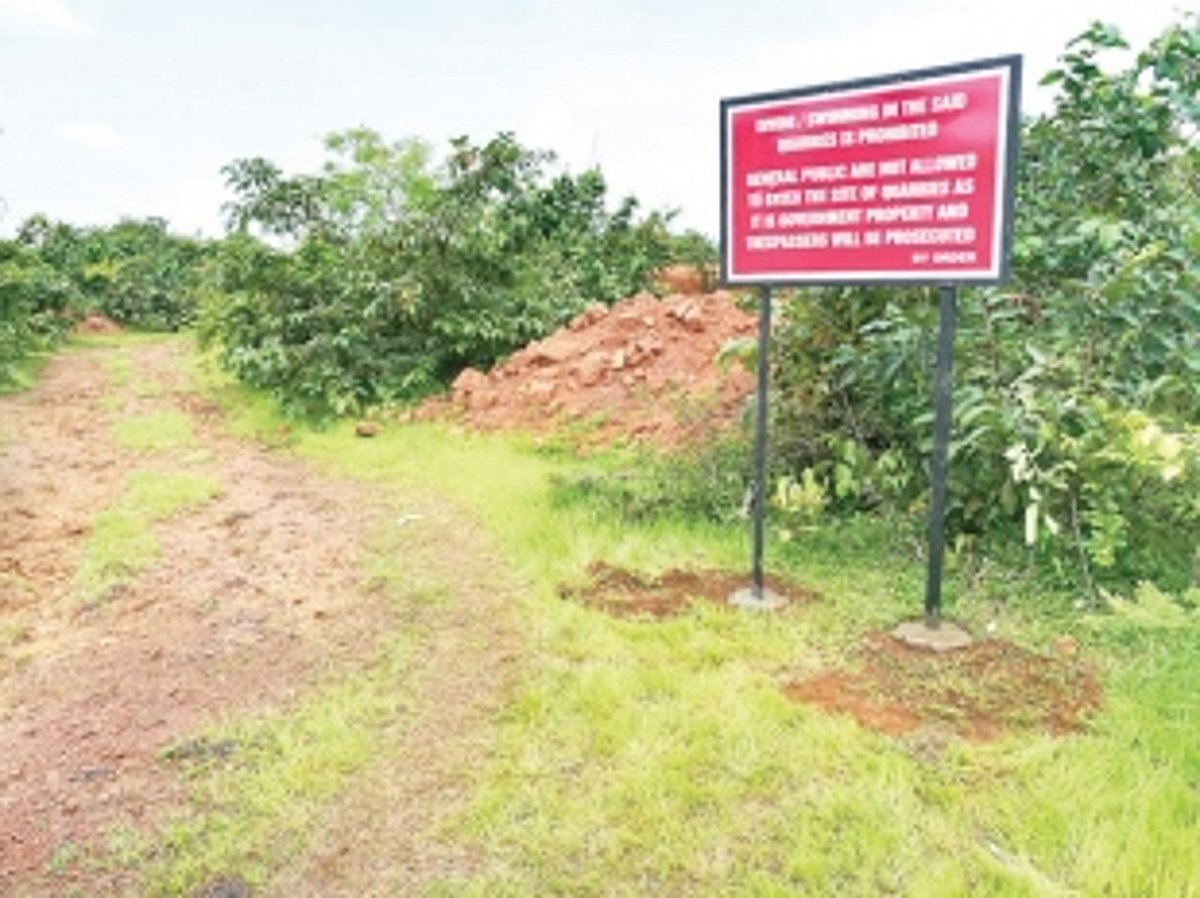 Laterite quarries on govt land in Bicholim  fenced: Mamlatdar