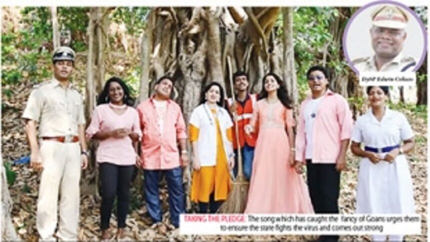 Law and behold: Moving musical tribute to Goa’s COVID warriors inspired by serving cop 1 Law and behold: Moving musical tribute to Goa’s COVID warriors inspired by serving cop